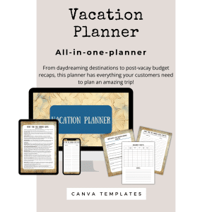 Mockup image of the Vacation Planner.